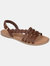 Journee Collection Women's Solay Sandal - Brown