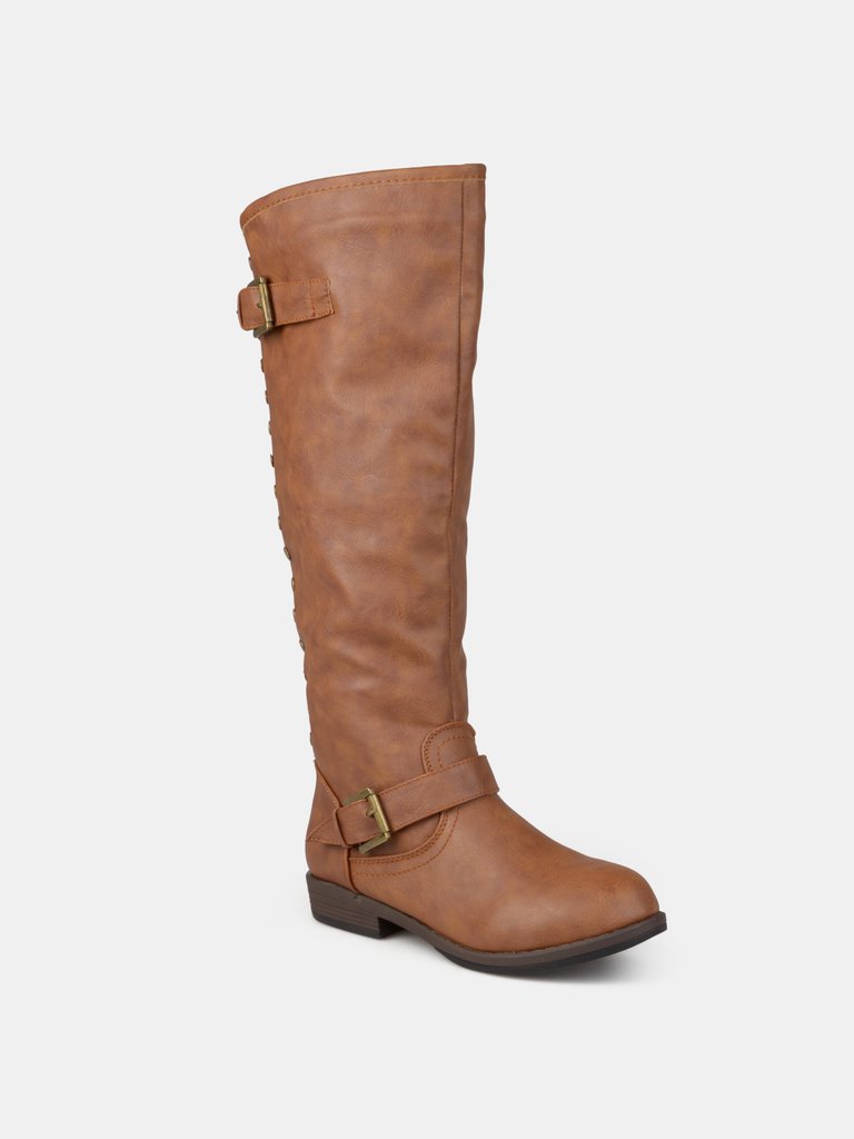 Journee Collection Women's Spokane Boot - Chestnut