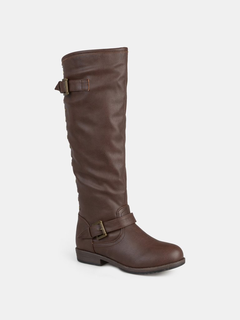 Journee Collection Women's Spokane Boot - Brown