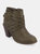 Journee Collection Women's Strap Bootie - Olive