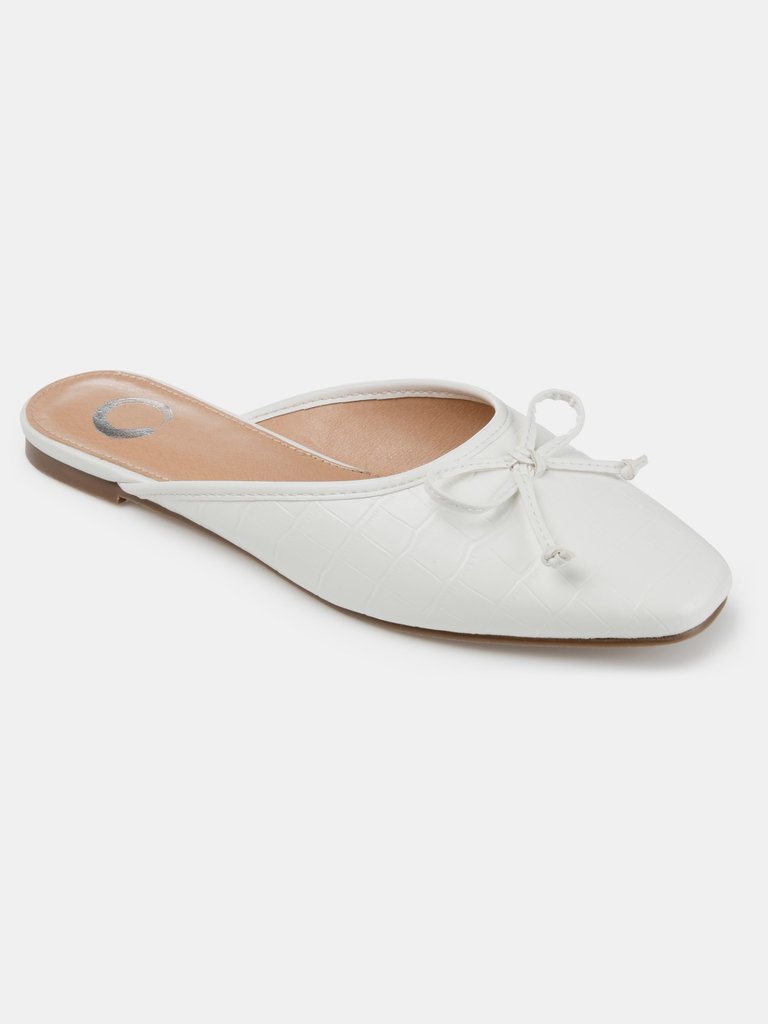 Journee Collection Women's Tammala Mule - White