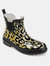 Journee Collection Women's Tekoa Rain Boot - Leopard