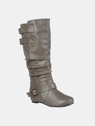 Journee Collection Women's Tiffany Boot - Grey
