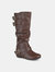 Journee Collection Women's Tiffany Boot - Brown