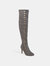 Journee Collection Women's Trill Boot - Grey