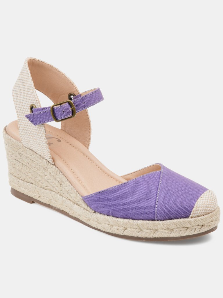 Journee Collection Women's Tru Comfort Foam Ashlyn Wedge - Purple