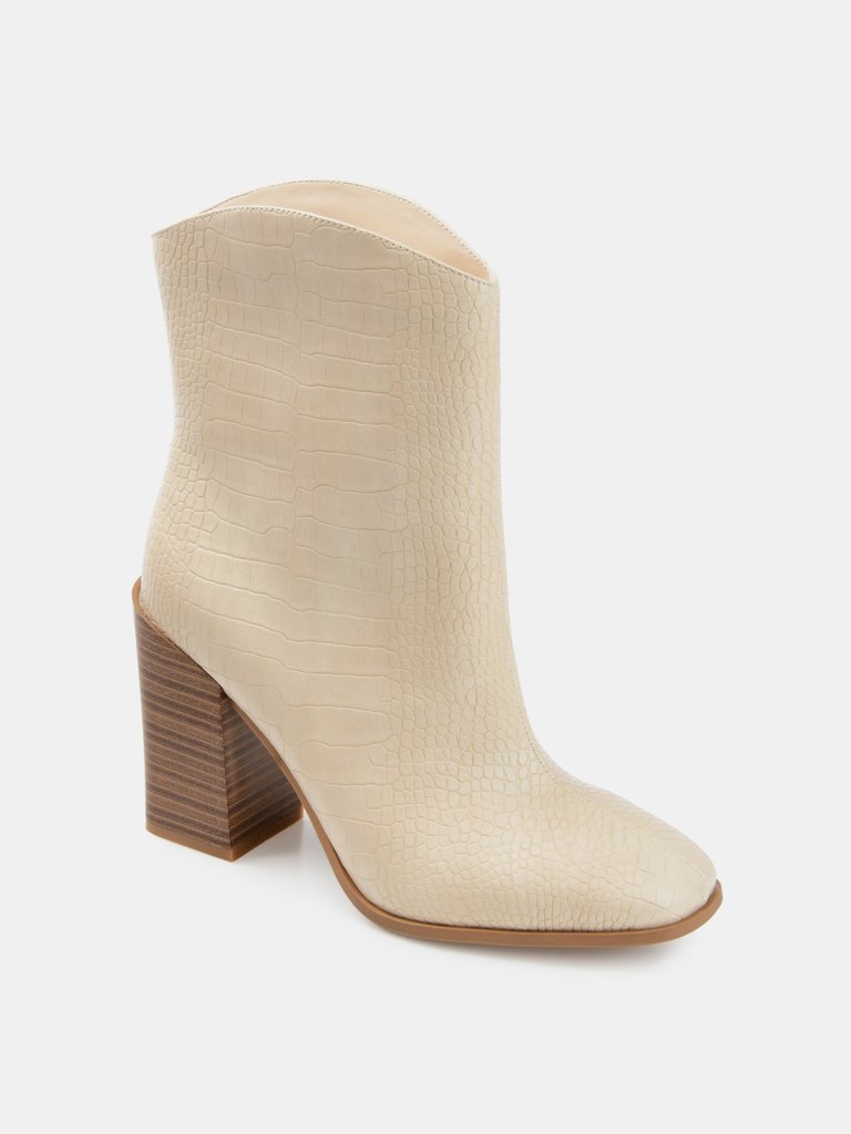 Journee Collection Women's Tru Comfort Foam Brekinn Bootie - Ivory