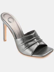 Journee Collection Women's Tru Comfort Foam Camber Pump - Pewter