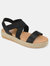 Journee Collection Women's Tru Comfort Foam Caroline Sandal - Black