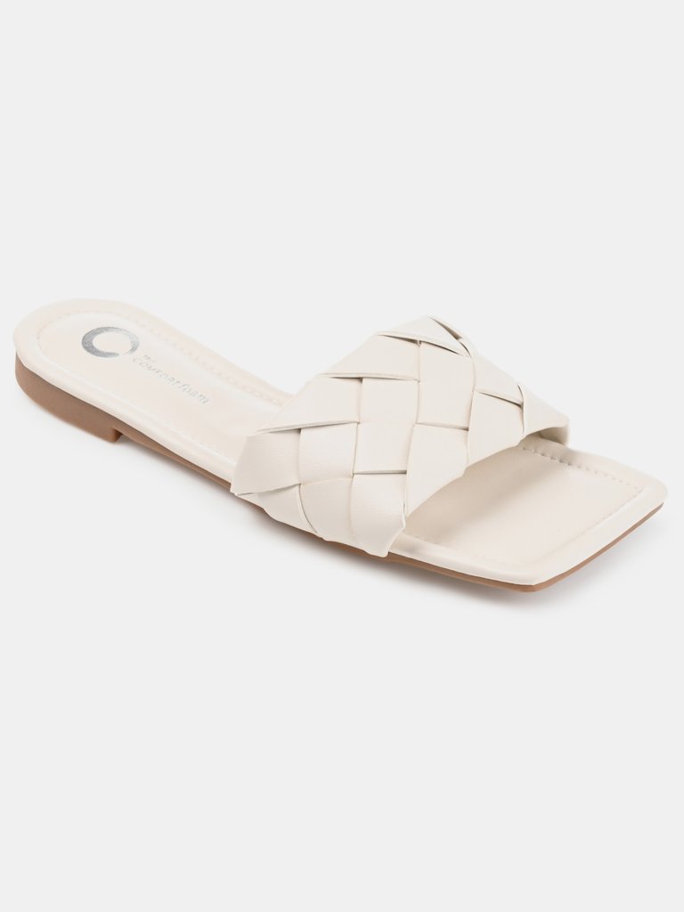 Journee Collection Women's Tru Comfort Foam Cassay Sandal - Off White