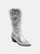 Journee Collection Women's Tru Comfort Foam Chantry Boot - Silver