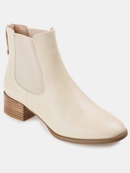 Journee Collection Women's Tru Comfort Foam Chayse Bootie - Off White