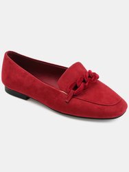 Journee Collection Women's Tru Comfort Foam Cordell Flat - Red