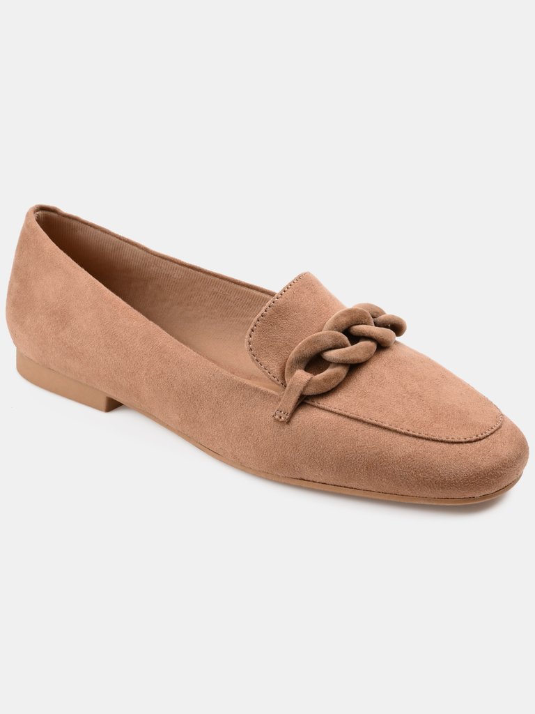 Journee Collection Women's Tru Comfort Foam Cordell Flat - Taupe