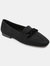 Journee Collection Women's Tru Comfort Foam Cordell Flat - Black