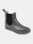 Journee Collection Women's Tru Comfort Foam Drip Rainboot - Grey