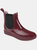 Journee Collection Women's Tru Comfort Foam Drip Rainboot - Red