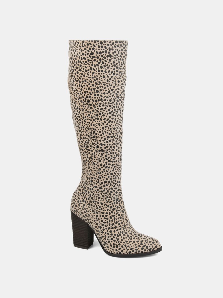 Journee Collection Women's Tru Comfort Foam Extra Wide Calf Kyllie Boot - Animal