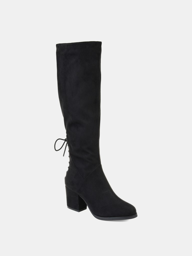Journee Collection Women's Tru Comfort Foam Extra Wide Calf Leeda Boot - Black