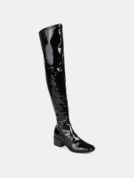 Journee Collection Women's Tru Comfort Foam Extra Wide Calf Mariana Boot - Black