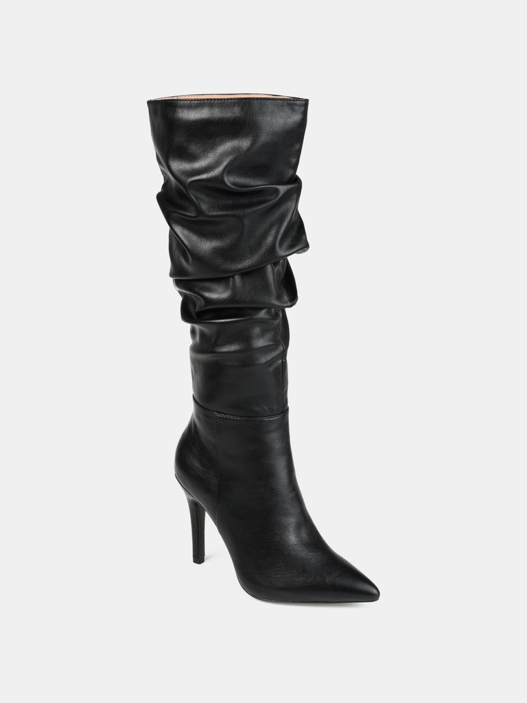 Journee Collection Women's Tru Comfort Foam Extra Wide Calf Sarie Boot - Black