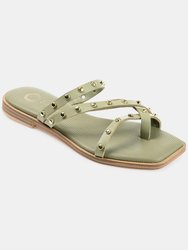 Journee Collection Women's Tru Comfort Foam Fanny Sandal - Green