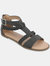 Journee Collection Women's Tru Comfort Foam Florence Sandal  - Black