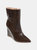 Journee Collection Women's Tru Comfort Foam Glorria Bootie - Brown