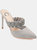 Journee Collection Women's Tru Comfort Foam Hazzl Pump - Grey