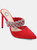 Journee Collection Women's Tru Comfort Foam Hazzl Pump - Red