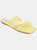 Journee Collection Women's Tru Comfort Foam Katari Sandal - Yellow