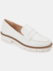 Journee Collection Women's Tru Comfort Foam Kenly Flat - White