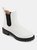 Journee Collection Women's Tru Comfort Foam Kenova Bootie - White