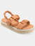 Journee Collection Women's Tru Comfort Foam Knowles Sandal - Mocha