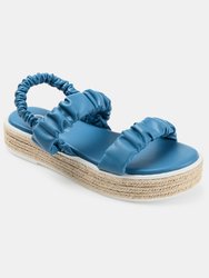 Journee Collection Women's Tru Comfort Foam Knowles Sandal - Blue