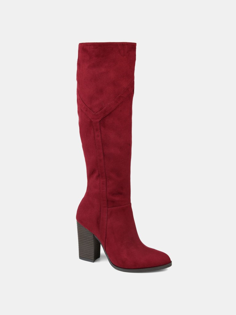 Journee Collection Women's Tru Comfort Foam Kyllie Boot - Burgundy