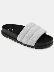 Journee Collection Women's Tru Comfort Foam Lazro Sandal - Grey
