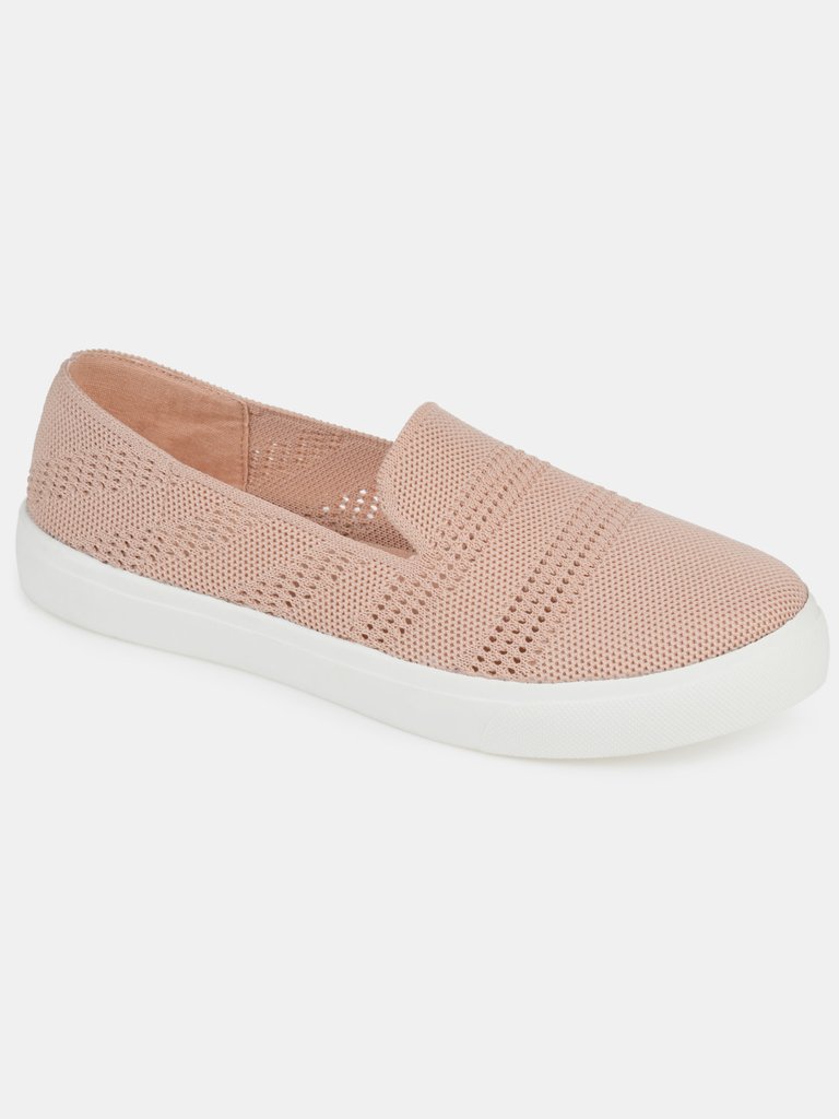 Journee Collection Women's Tru Comfort Foam Meika Knit Sneaker - Pink