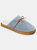 Journee Collection Women's Tru Comfort Foam Melodie Slipper - Grey