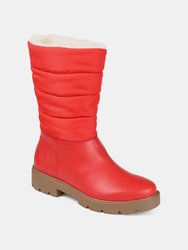 Journee Collection Women's Tru Comfort Foam Nadine Boot - Red
