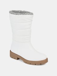 Journee Collection Women's Tru Comfort Foam Nadine Boot - White