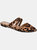 Journee Collection Women's Tru Comfort Foam Olivea Mule - Leopard