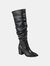 Journee Collection Women's Tru Comfort Foam Pia Boot - Black