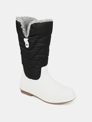 Journee Collection Women's Tru Comfort Foam Pippah Boot - White