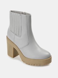 Journee Collection Women's Tru Comfort Foam Riplee Bootie - Grey