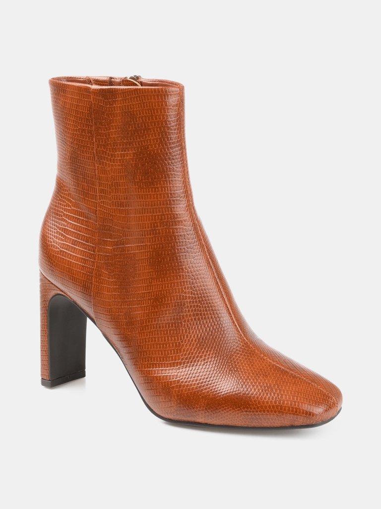 Journee Collection Women's Tru Comfort Foam Sarla Bootie - Cognac