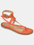 Journee Collection Women's Tru Comfort Foam Tangie Sandal  - Orange
