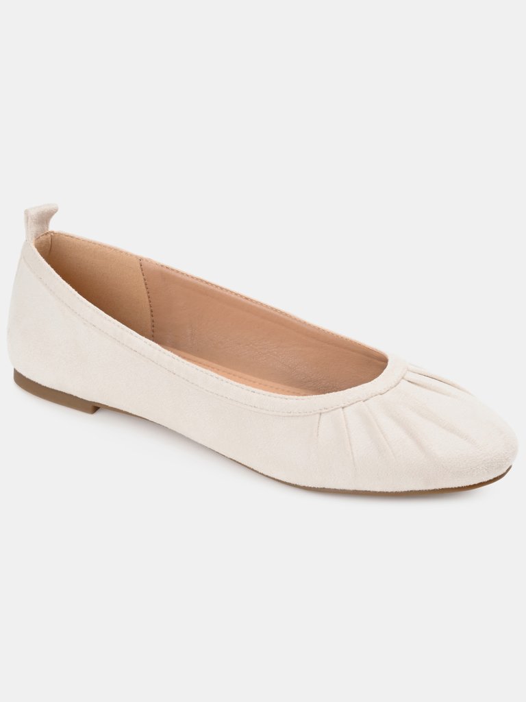 Journee Collection Women's Tru Comfort Foam Tannya Flat - Bone