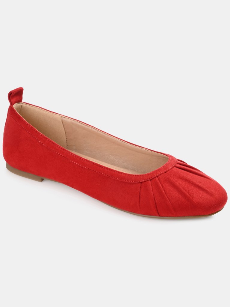 Journee Collection Women's Tru Comfort Foam Tannya Flat - Red