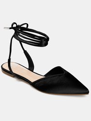 Journee Collection Women's Tru Comfort Foam Theia Flat  - Black